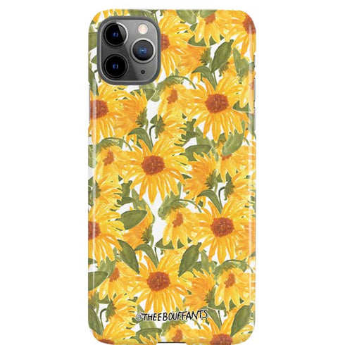 Bouffants and Broken Hearts Sunflowers iPhone Cases